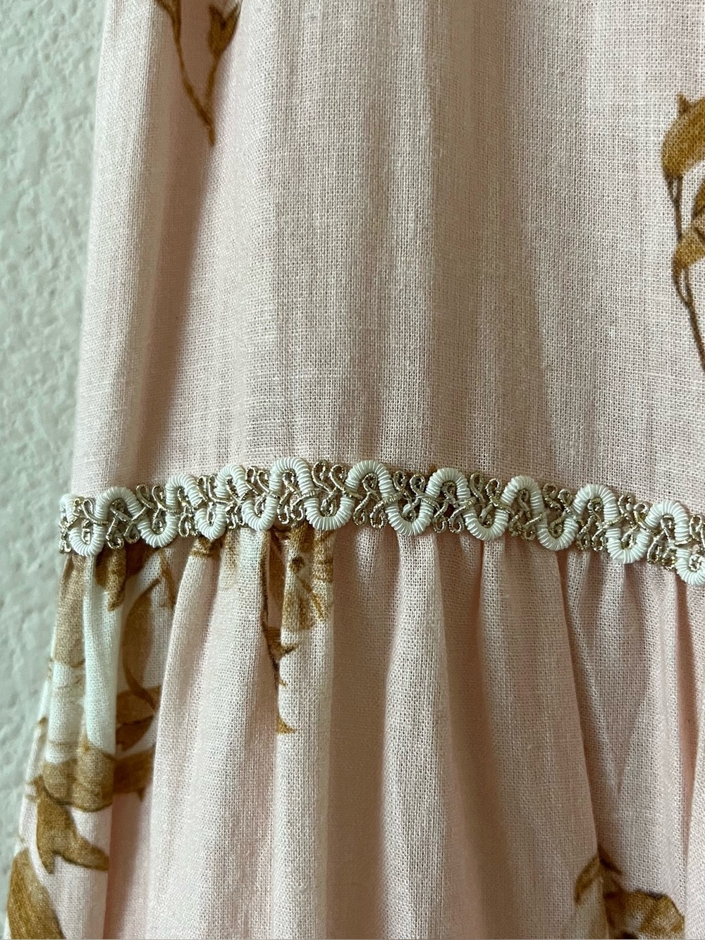 Sachin & Babi Giorno Tiered Floral Linen Blend Maxi Dress Cottagecore Medium - Picture 11 of 16